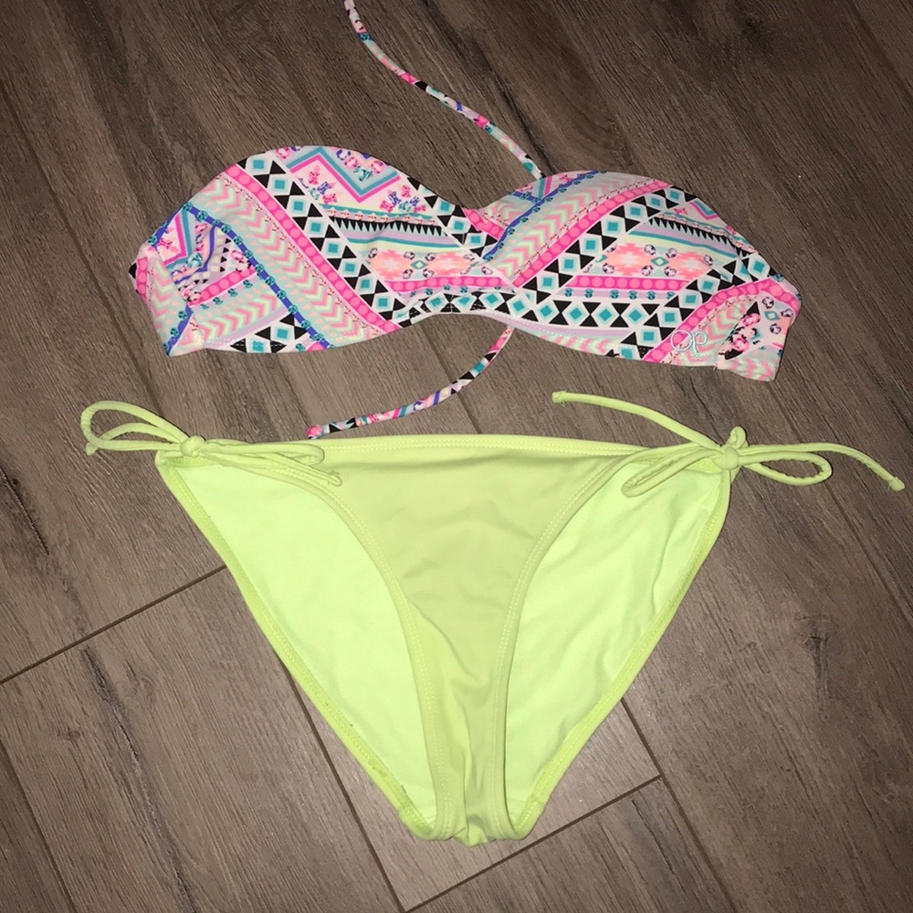 OP Bikini (Tribal Top, Solid Bottoms)